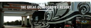 Kleen Tank is coming to the Great Outdoors RV Resort in Titusville, Florida in January 2023 to perform our RV holding tank cleaning service. Make an appointment today!